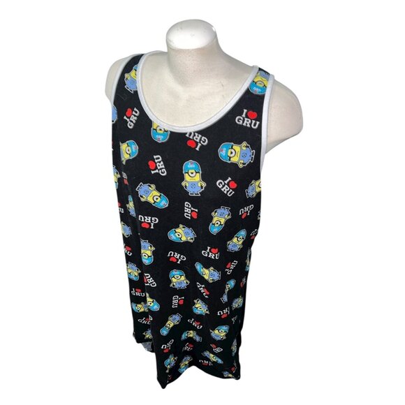 Despicable Me 3 Minions Pajama Sleep Lounge Dress Sz 2XL-3XL Womens With "I Love - Picture 5 of 11